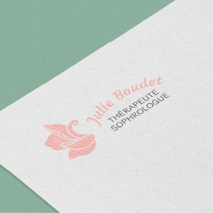 Identité visuelle de Julie Boudet