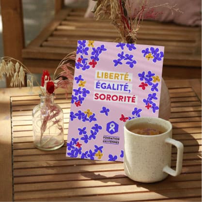 Support de communication - carte digitale pour la Fondation des Femmes